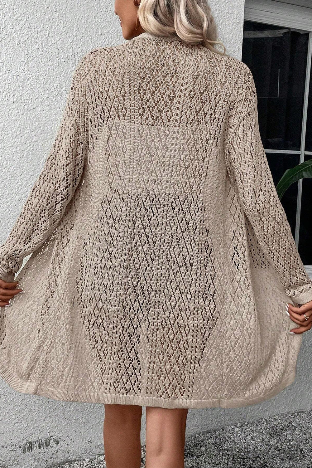 Knit Open Front Cardigan