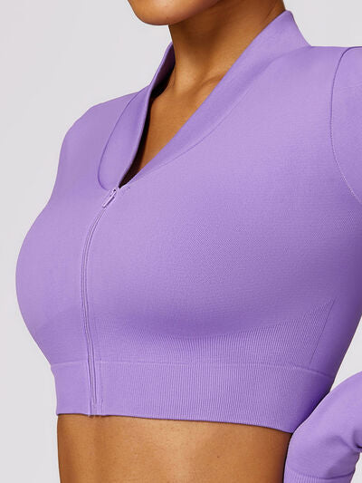 Zip Up Long Sleeve Activewear