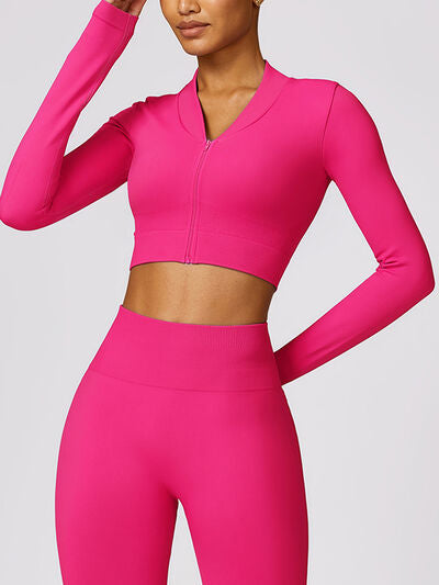 Zip Up Long Sleeve Activewear