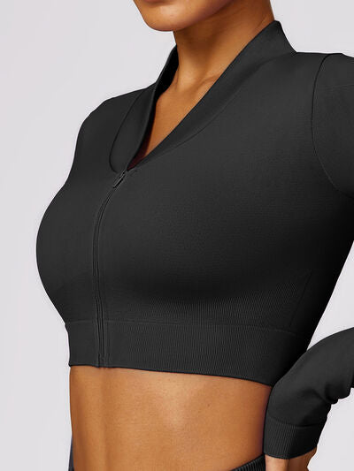 Zip Up Long Sleeve Activewear