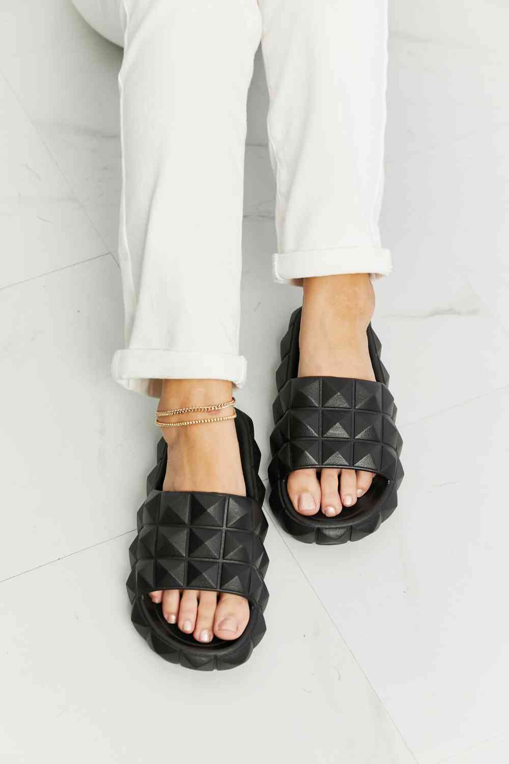 3D Stud Slide Sandal