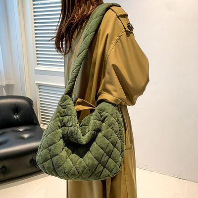 Corduroy Shoulder Bag