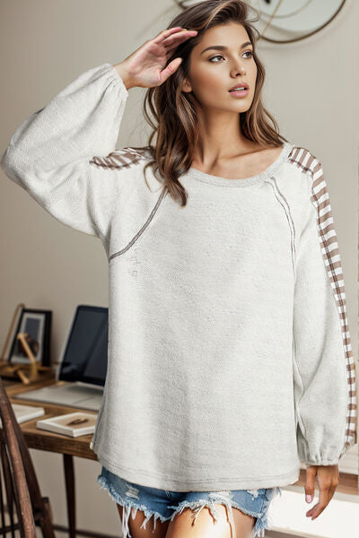 Round Neck Long Sleeve