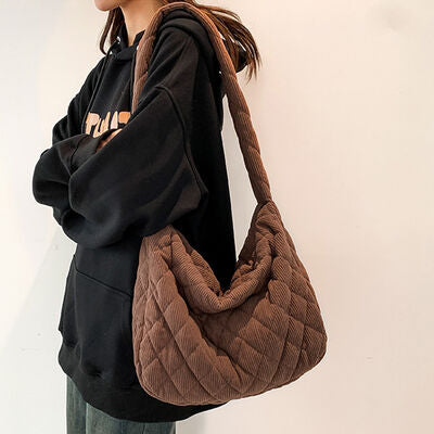 Corduroy Shoulder Bag