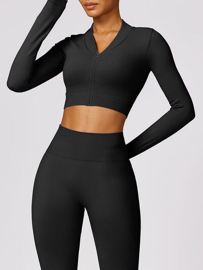 Zip Up Long Sleeve Activewear