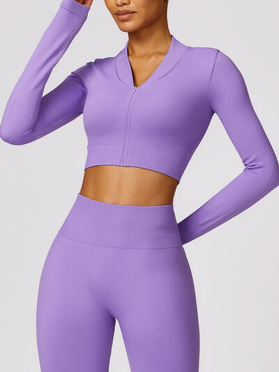 Zip Up Long Sleeve Activewear