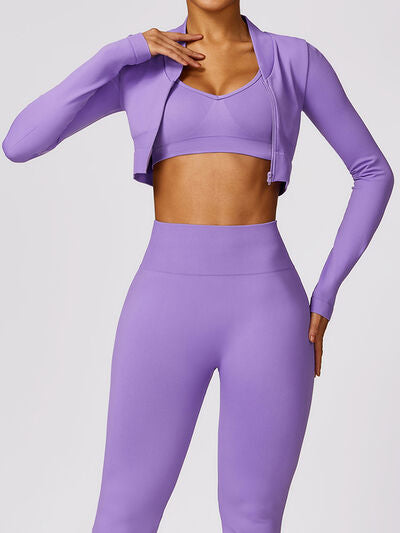 Zip Up Long Sleeve Activewear