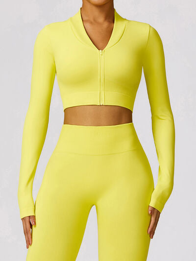 Zip Up Long Sleeve Activewear