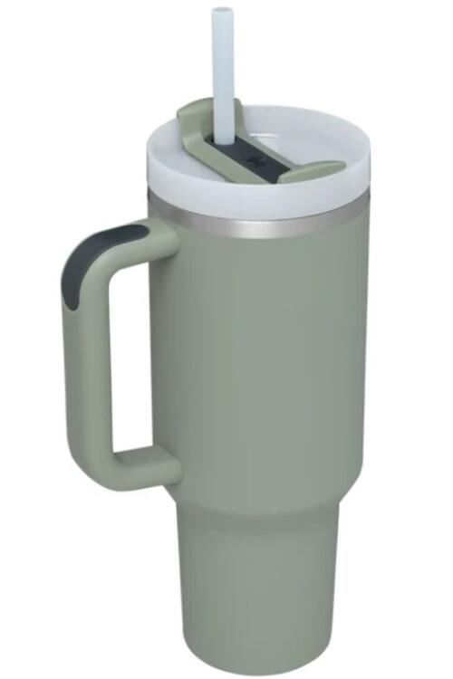 Stainless Steel Tumbler with Straw