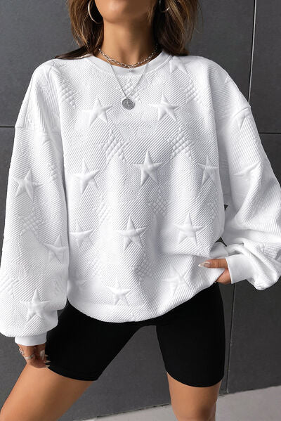 Star Lantern Sleeve Sweatshirt