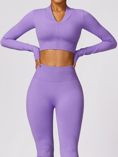 Zip Up Long Sleeve Activewear